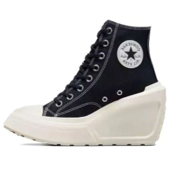 (WMNS) Converse Chuck 70 De Luxe Wedge Hi Top 'Black' A06478C