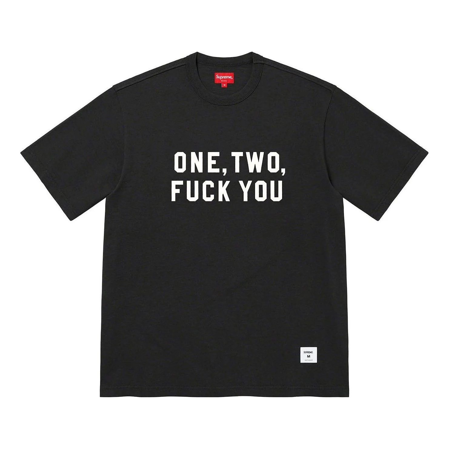 Supreme SS23 Week 1 Hanes Bandana Tagless T-shirt 'Black' SUP-SS23-031