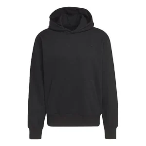 adidas originals Embroidered Small Label Solid Color Sports Black HF6373