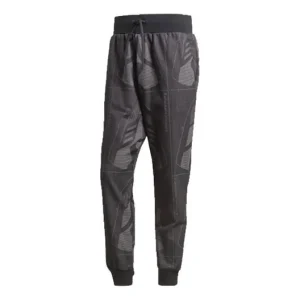 adidas M Jqrd Ftw Pant Sports Stylish Loose Bundle Feet Sports Long Pants Black Gray FS4299
