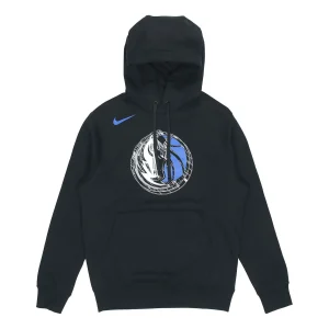 Nike NBA Player Dallas Mavericks Casual Sports hooded Pullover Long Sleeves Black DN4986-010