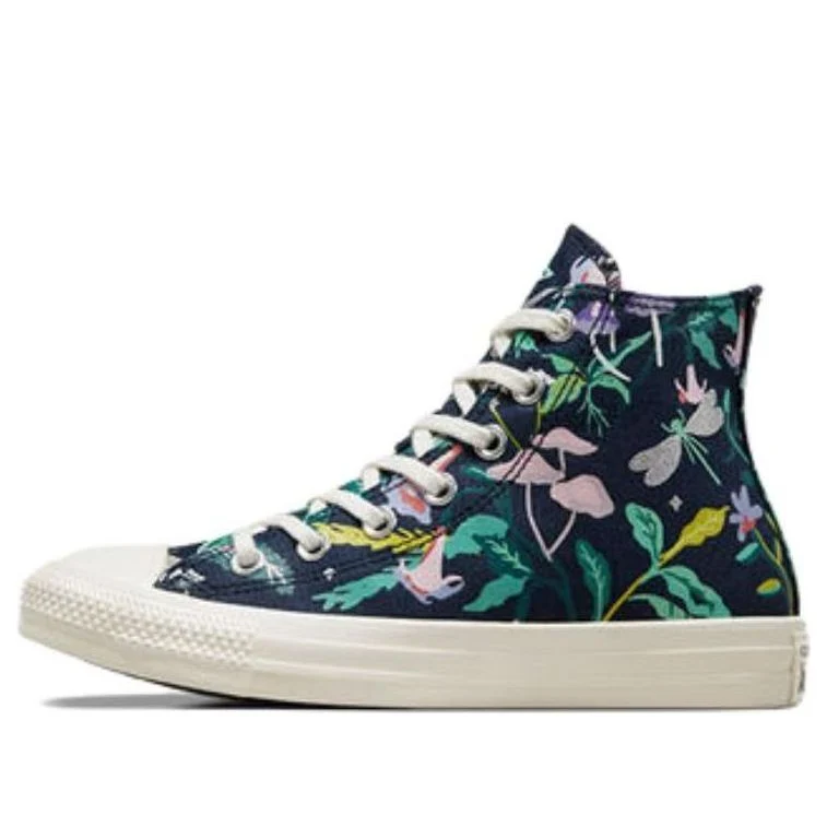 (WMNS) Converse Chuck Taylor All Star Enchanted Garden High Top 'Obsidian' A07109C