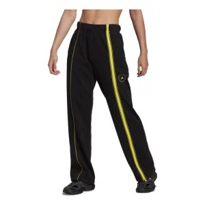 (WMNS) adidas by Stella McCartney Sportswear Track Tracksuit Bottoms Asia Sizing 'Black Yellow' HT0086
