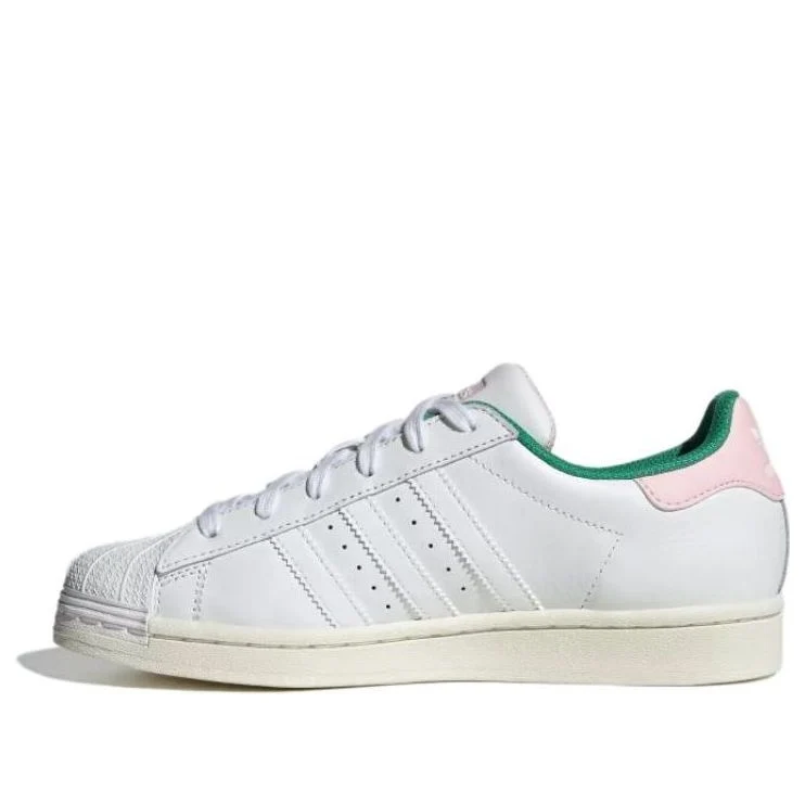 (WMNS) adidas Superstar 'White Pink Green Chenille' IF7611