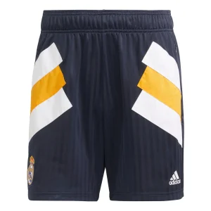 adidas Real Madrid Icon Shorts Asia Sizing 'Dark Navy' HT6457