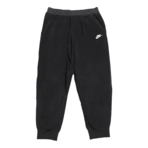 Nike Solid Color Casual Sports Long Pants Black BV3602-010