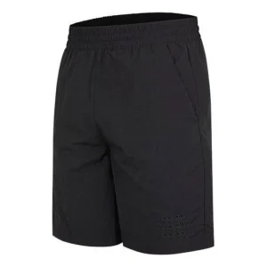 adidas neo Side Large Logo Athleisure Casual Sports Shorts Black GP6392