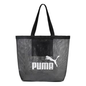 (WMNS) PUMA Core Transparent Shopper Bag 'Black White' 07887101