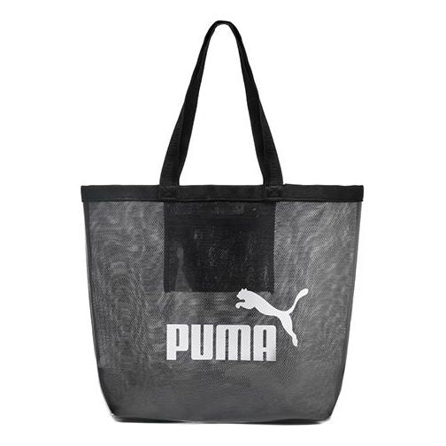 (WMNS) PUMA Core Transparent Shopper Bag 'Black White' 07887101