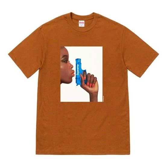 Supreme Week 1 Water Pistol Tee T SUP-SS21-402-BRO