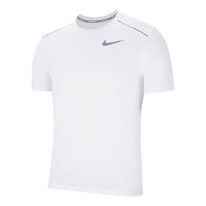 Nike DRI-FIT Quick Dry Reflective Casual Sports Running White CU0327-100