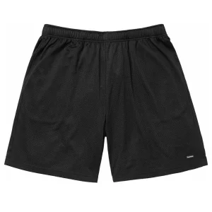 Supreme Small Box Baggy Mesh Shorts 'Black' SUP-SS24-212