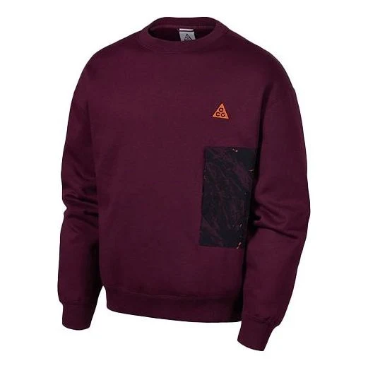 Nike x ACG Crew Splicing Sports Round Neck Pullover CZ5103-643