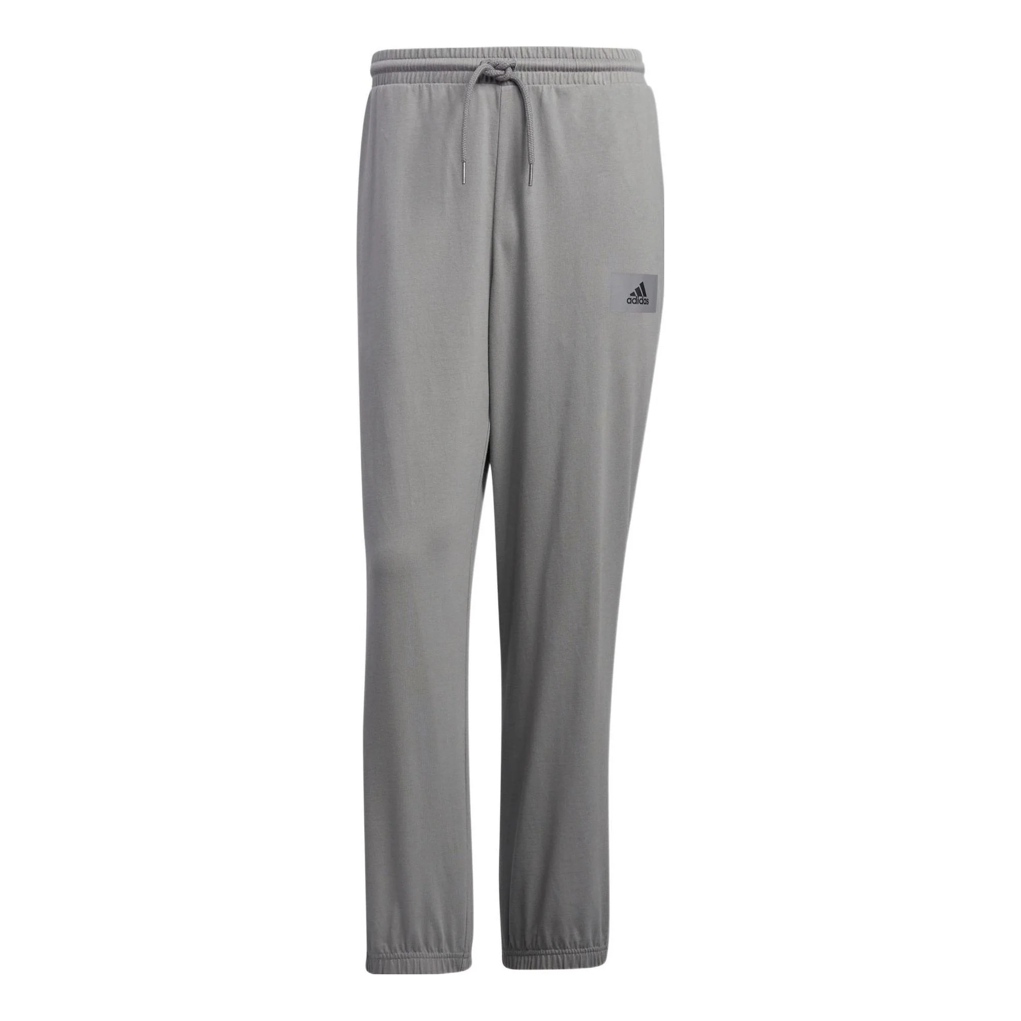 Men's adidas Logo Solid Color Sports Pants/Trousers/Joggers Autumn Gray IC7840