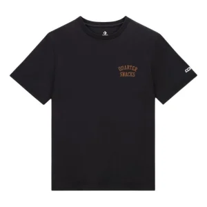 Converse CONS x Quartersnacks T-Shirt Asia Sizing 'Black' 10026954-A01