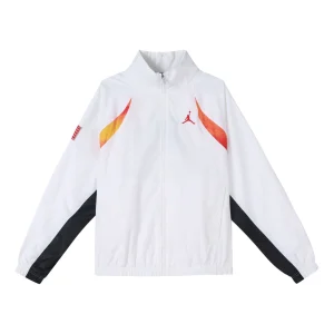 Air Jordan Legacy AJ11 Stand-up Collar Causual Jacket Coat Male White CW0864-100