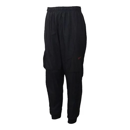 Nike Dri-FIT Mesh Breathable Training Sports Pants Black CU5002-010