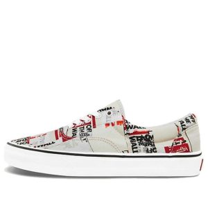 Vans Era Alphabet Gray Red Unisex 'Grey Red' VN0A4U39WN4