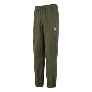 PUMA Classics Cuff Trousers 'Olivegreen' 533101-44