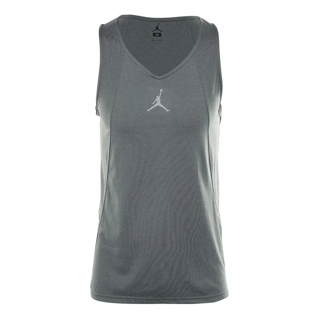 Air Jordan Flight Rise Basketball Jersey 'Grey' 789476-065