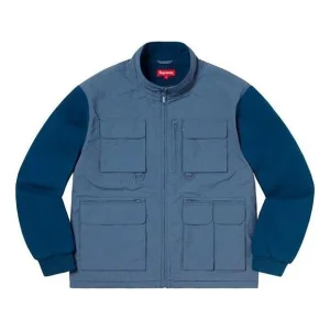 Supreme Upland Fleece Jacket 'Light Blue' SUP-FW19-944