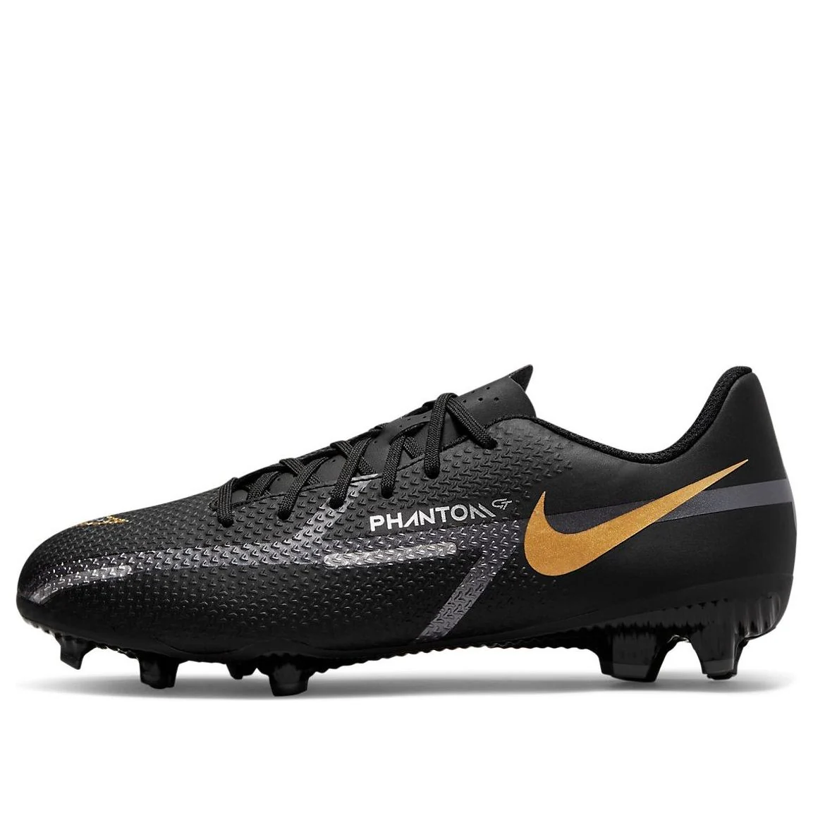 (GS) Nike Phantom GT2 Academy MG 'Black Metallic Gold' DC0812-007