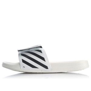 (WMNS) Li-Ning Sports Fashion Series Disney Mickey Crossover Lightweight Stylish White Black Slippers AGAQ024-3