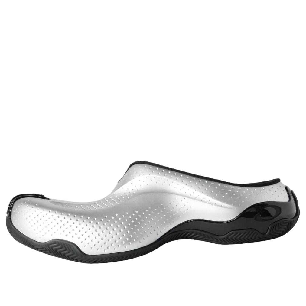 Balenciaga Basketball Mule Sneaker 'Silver Black' 841877WBSKM1010