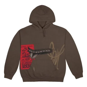 Travis Scott Grin Hoodie 'Brown' CJFN-SS80