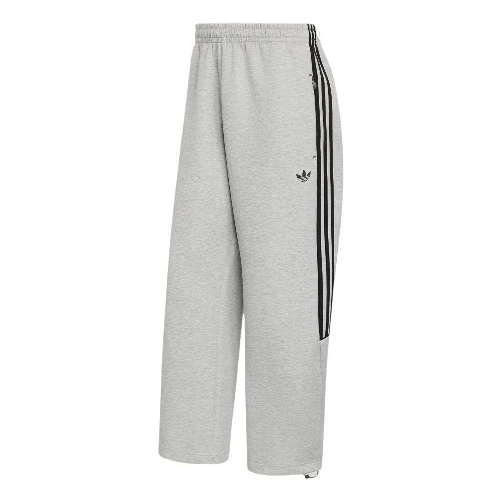 adidas Spacer Teamgeist 26 Cutline Open Hem Pants Asia Sizing 'Grey Heather' KR7073
