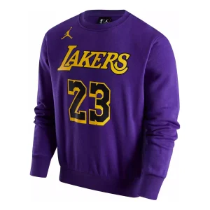 Air Jordan x NBA LA Lakers Statement Edition Sweatshirt 'Purple' DR2409-508