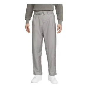 Men's Nike Light Durable Solid Color Casual Long Pants/Trousers Gray DN4100-012