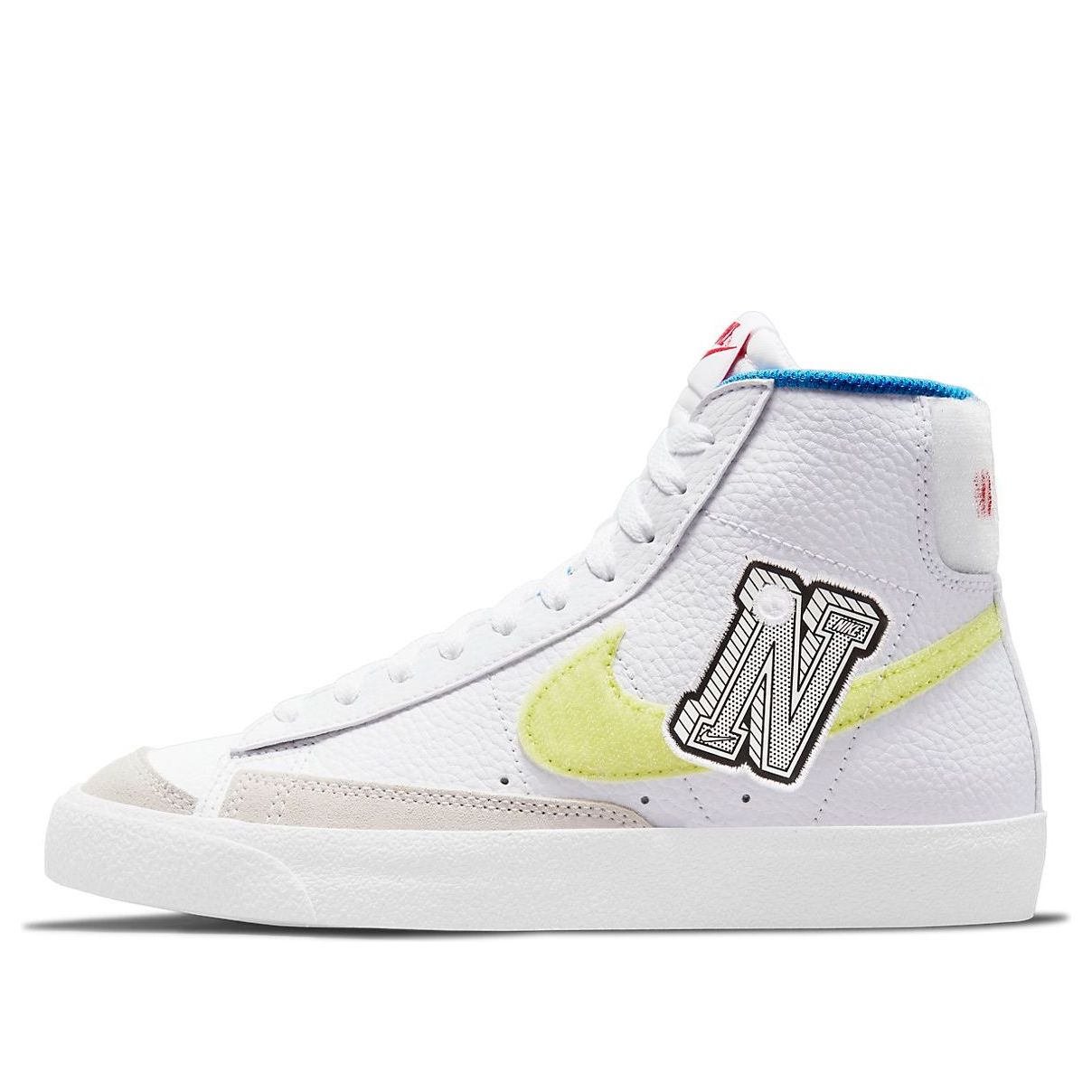 (GS) Nike Blazer Mid '77 'White Lemon Twist Blue' DQ1042-100