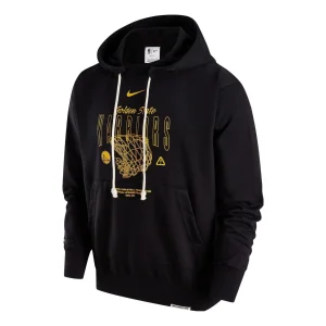 Nike Golden State Warriors Standard Issue Hoodie 'Black Gold' FB4274-010
