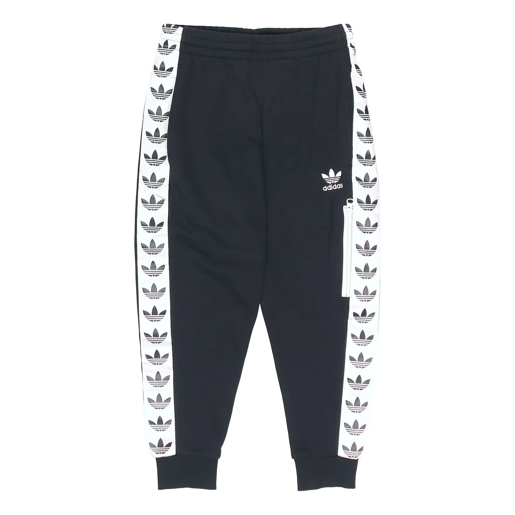 Men's adidas originals logo Sports Pants/Trousers/Joggers Black DX4228