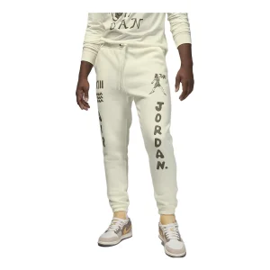 Air Jordan Artist Series by Umar Rashid Flight Fleece Trousers 'Beige' DV7569-133