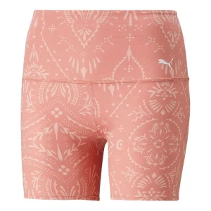 (WMNS) PUMA Studio Printed 5 Inch Training Legging Short 'Rosette' 521591-24