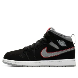 (PS) Air Jordan 1 Mid 'Black Particle Grey' 640734-060