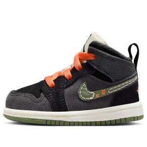 (TD) Air Jordan 1 Mid SE Craft 'Anthracite Light Olive' FD9093-003