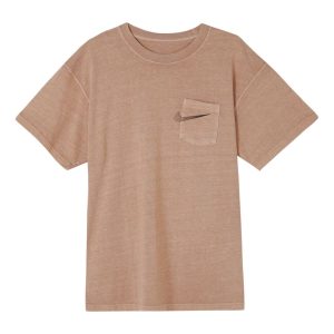 Nike Logo Pocket Skateboard Short Sleeve Khaki CW1467-283