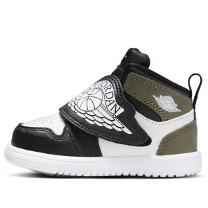 (TD) Air Jordan Sky Jordan 1 'Black Medium Olive' BQ7196-092