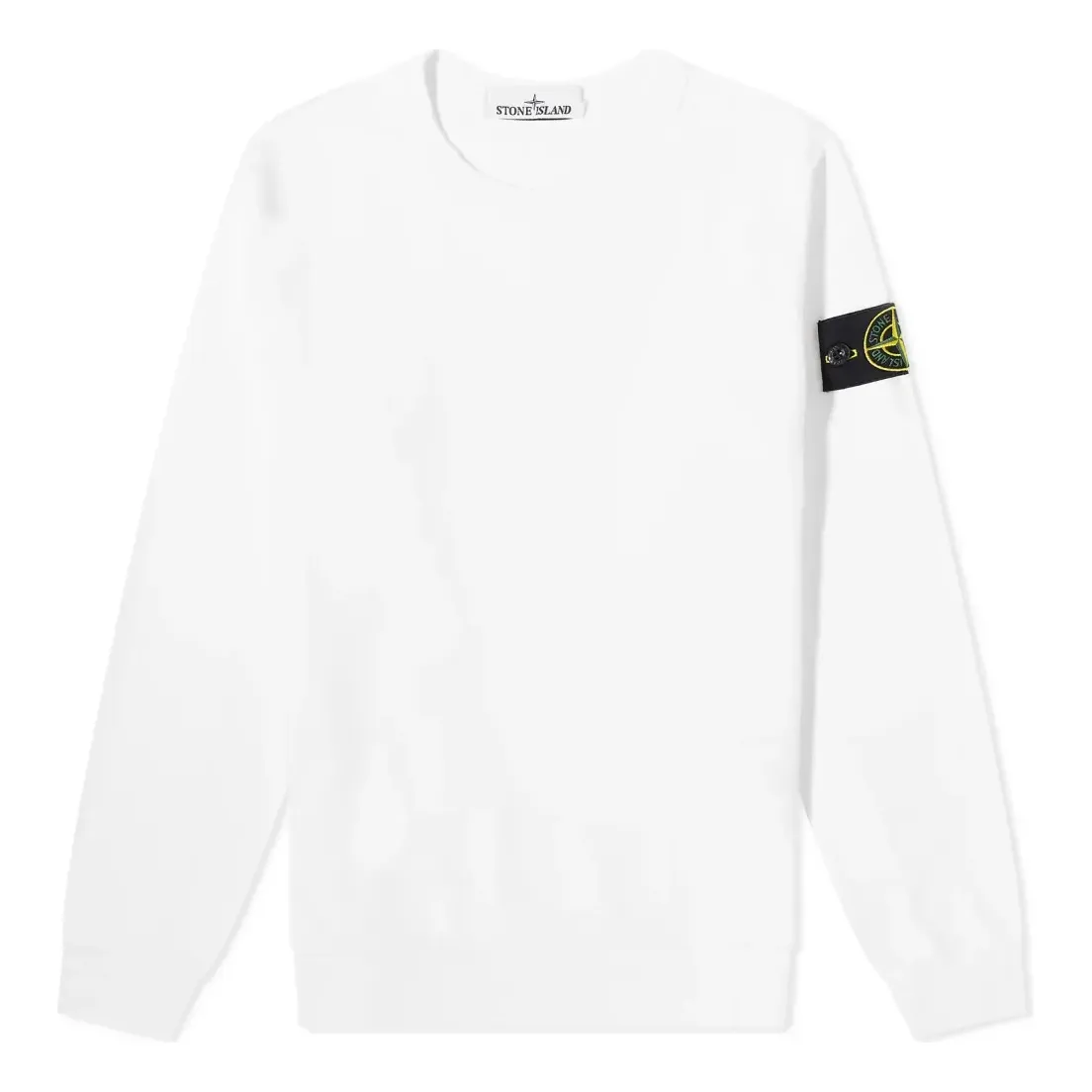STONE ISLAND Garment Dyed Crew Sweatshirt 'White' 761563750-V0001