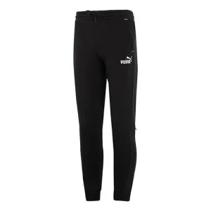 PUMA Power Sweatpants FL Logo 'Black' 672511-01