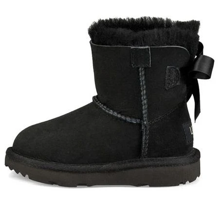 (PS) UGG Mini Bailey Bow II Snow Boots Black 1017397T-BLK
