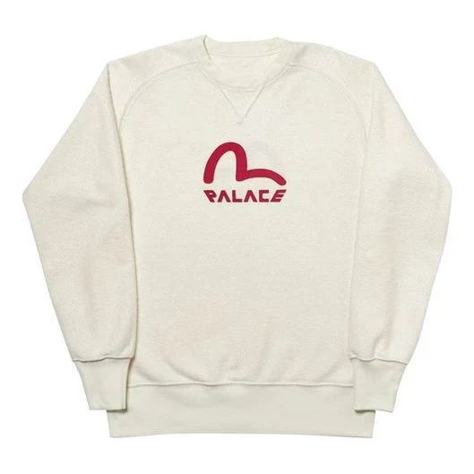PALACE x EVISU Reversible Crew Logo Crewneck White PAL-SS20-011