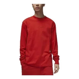 Air Jordan Wordmark Long-Sleeve T-Shirt 'Mystic Red' FJ0702-622