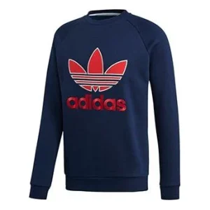 adidas originals Trefoil Crew 'Collegiate Navy' EC3666