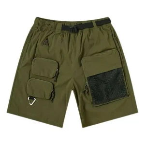 Men's Nike x ACG Multiple Pockets Cargo Sports Shorts Military Green CK7856-326