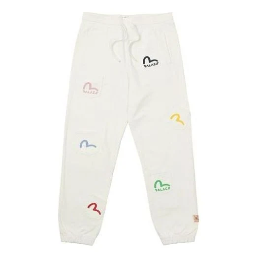 Palace x Evisu Multi Pocket Jogger 'Egret' P21EVJG004
