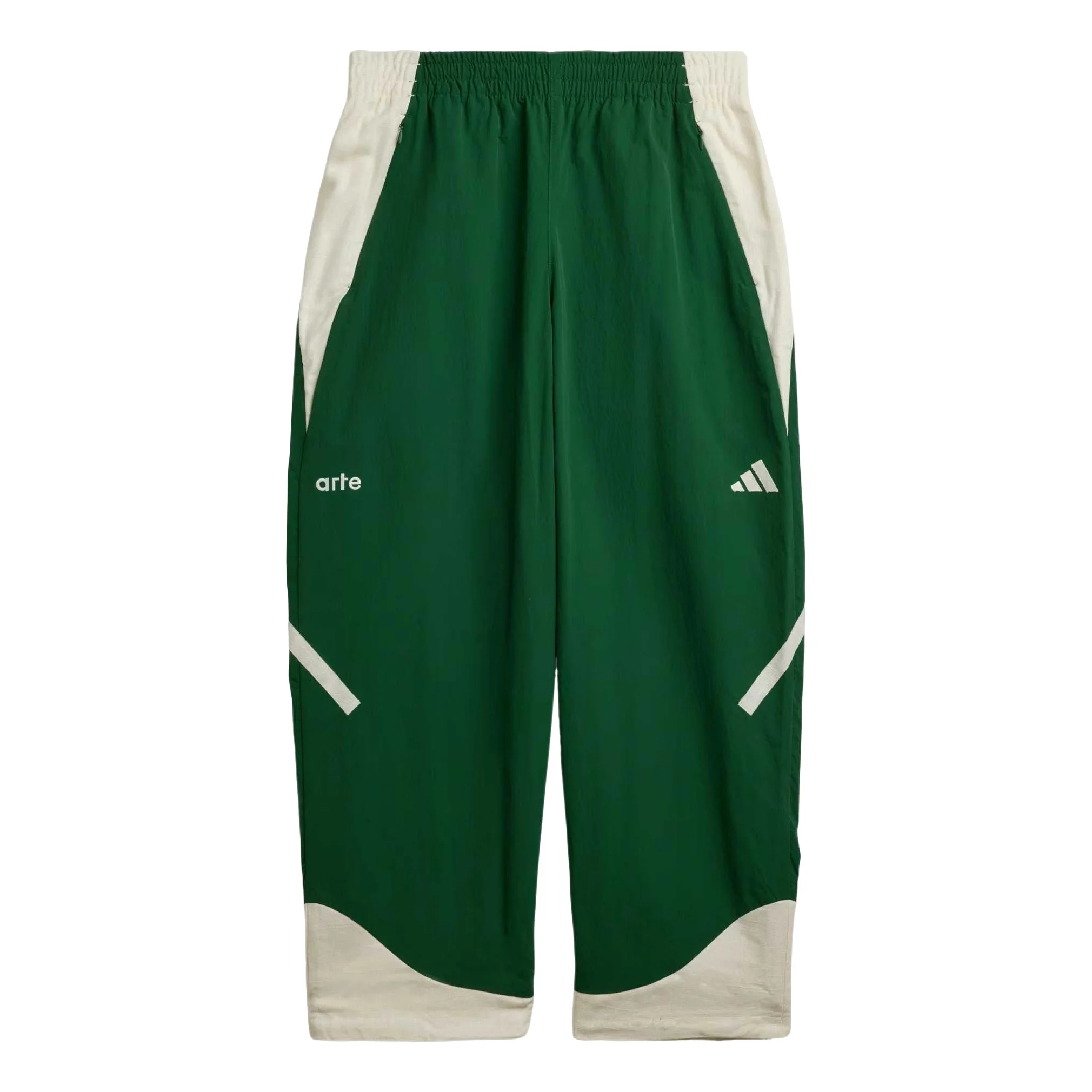 adidas x ARTE Antwerp Z.N.E Track Pant Asia Sizing 'Amazon Green Off White' KV4025